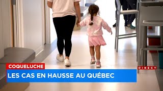 Une recrudescence des cas de coqueluche au Québec reportage [upl. by Ellehcsar954]