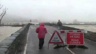 Flooding at Dyfi Bridge [upl. by Annemarie]