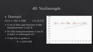 1P  Definisjonsmengde og verdimengde [upl. by Wiskind]