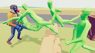 Zombie 100 Units vs Army Soldier  Totally Accurate Battle Simulator TABS [upl. by Schild]