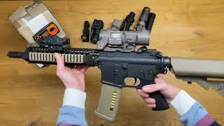 English Mk18Mod1 NGRS Airsoft Tokyo Marui [upl. by Clare]