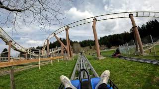 Bayerwald Coaster  Rodelbahn St Englmar  Onride 4K  POV [upl. by Rooker]