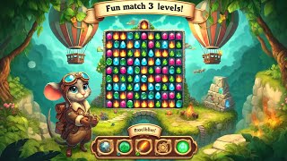 Strong blade Match 3 Game  RKM Gaming  Puzzle Game  Match 3 Adventure  Level115 [upl. by Dyal]