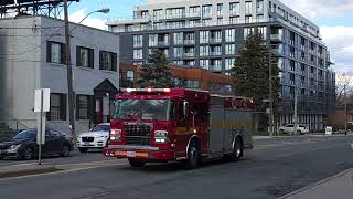 Toronto Fire P131 Responding [upl. by Nivets]