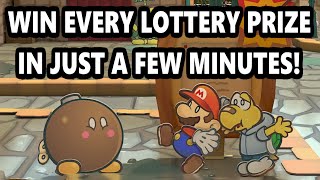 Lottery Exploit Paper Mario The Thousand Year Door Nintendo Switch [upl. by Leitman665]