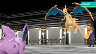 Defeating GYM LEADER BLUE with a LEVEL 5 NIDORAN [upl. by Nujra]