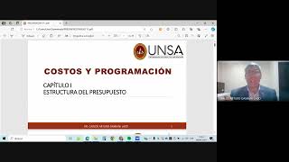 COSTOS Y PROGRAMACIÓN GB – ESTRUCTURA DEL PRESUPUESTO 020924 [upl. by Yeltneb]