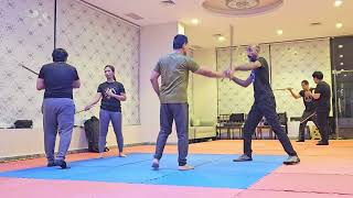 Arnis Tirada Training  working 12 basic strikes drill of Filipino Martial Arts [upl. by Dworman]