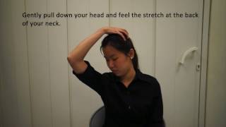 NUH Physiotherapy  Levator Scapulae Stretch [upl. by Anais]