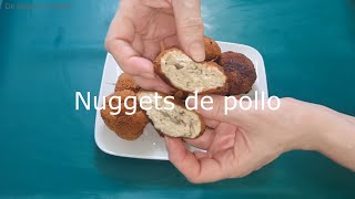 Nuggets de pollo pequeñas piezas de pollo jugosísimo [upl. by Atiken]