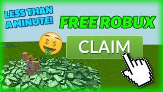 HOW TO GET FREE ROBUX IN LESS THAN 1 MINUTE Not Clickbait [upl. by Einner]