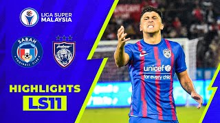 Sabah FC 12 Johor Darul Tazim  Liga Super 2022 Highlights [upl. by Hescock262]