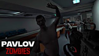 Pavlov Vr Solo Hospital Zombies  No Commentary Pavlov Zombies [upl. by Idet]