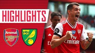 HIGHLIGHTS  Arsenal 40 Norwich  Premier League  July 1 2020 [upl. by Artur214]