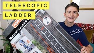 TELESCOPIC LADDER REVIEW UK UNBOXING [upl. by Yevreh838]