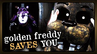 Golden Freddy SAVES YOU From Shadow Freddy amp Afton FNAF 2 Reimagined Night 6 [upl. by Aligna]