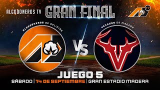 Algodoneros de Delicias vs Venados de Madera  Juego 5  Gran Final [upl. by Llehcsreh]