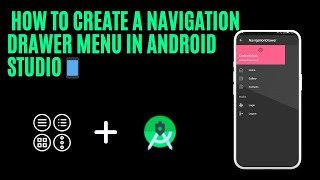 How To Create a Navigation Drawer Menu in Android  Navigation Drawer Menu in Android Studio Guide📱 [upl. by Atiuqihs]