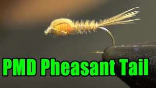 PMD Pheasant Tail Fly Tying Instructions and Tutorial [upl. by Lilac953]