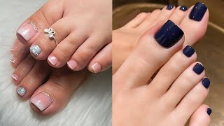 Mesmerizing and elegant fresh pedicure nail colorsLatest toe nails art design ideas 💡 for ladies [upl. by Aholla]