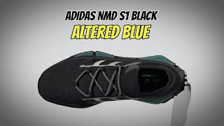 adidas NMD S1 Black Altered Blue [upl. by Nosnhoj]