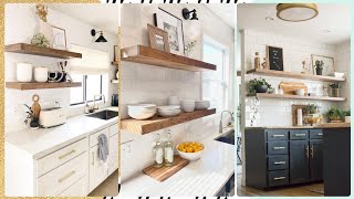 Maximizing Space Stylish Kitchen Floating Shelf Ideas  Transform Your Kitchen on a Budget [upl. by Eng]