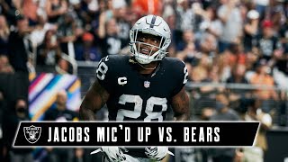 Josh Jacobs Micd Up vs Chicago Bears  Week 5  Las Vegas Raiders  NFL [upl. by Mroz]