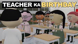 LETS SMILE JOKE  TEACHER KA BIRTHDAY  Funny Cartoon Comedy  CLASSROOM ME PARTY [upl. by Martelli]