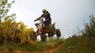 OFF ROAD ATVQUAD quotClimb and Try to Jumpquot 20 Avril 2014 LTZ 400  Raptor 700  LTR 450 Rockstar [upl. by Alitta154]