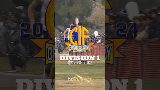 2024 CIF State Cross Country Championship D1 Boys Finish highschoolcrosscountry [upl. by Ainehta]