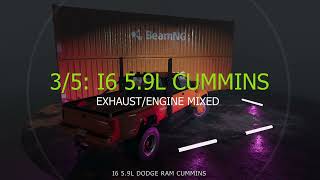 BeamNG Engine Soundpack V11 Release  20 Sounds available [upl. by Forras]