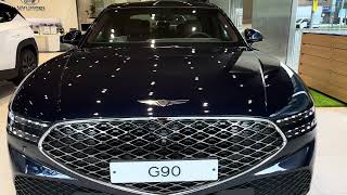 GENESIS Flagship The G90  Capri Blue  Quick Walkaround 제네시스g90 genesisg90 g90 [upl. by Llerahs526]