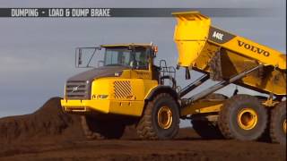 Volvo Dump Truck  Dumping [upl. by Alleroif]