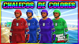 ✅CHALECO DE COLORES GTA 5 ONLINE TRUCOS DE ROPA MODEADA MODDED OUTFIT GTA 5【PS4PS5XboxOnePc】 [upl. by Sakhuja]