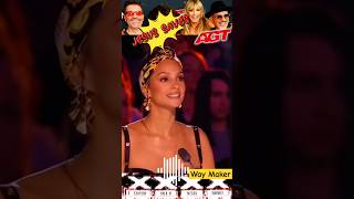 Americas got talent 🇺🇸 Powerful Audition Performance quot WAY MAKERquot music agt [upl. by Atkins]