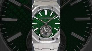 Audemars Piguet Royal Oak Flying Tourbillon Green Dial 26534TI watch audemarspiguet [upl. by Aineg]