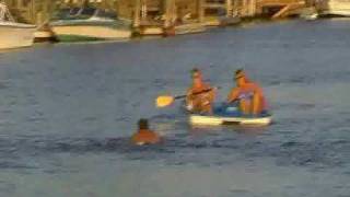 White shark attack on two women in a boat [upl. by Cheria]