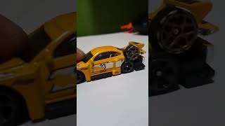 hot wheels modificado para drift con quinta rueda en el chasis [upl. by Nolyarb]