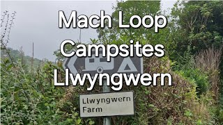 Mach Loop Campsites The lovely Llwyngwern Farm Fantastic position in the valley [upl. by Cired]