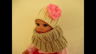 Crochet Snood cowl Baby Childs 3 months up to 3 years  Designed by Happy Crochet Club [upl. by Traweek]