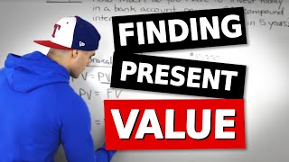 FIN 300  Finding Present Value  Ryerson University [upl. by Yelkcub]