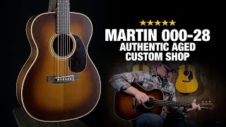 Martin Custom Shop 00028 Authentic quotStage 1quot Aged  Ambertone [upl. by Olrac]