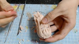 【clay figure DIY 】（ダリフラ）ゼロツーのフィギュア作ってみた NoPainting  sculpting clay figure DARLING in the FRANXX [upl. by Pease384]