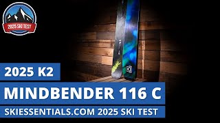 2025 K2 Mindbender 116 C  SkiEssentialscom Ski Test Review [upl. by Ocihc]