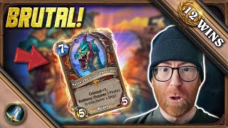 FARMING Cheaters with Colossal Control FULL Run  Hearthstone Arena [upl. by Aes]