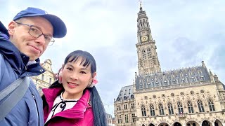 Vlog Voyage à Arras  Grand Places amp façades typiques du Nord  PaysBas  Belgique  Dépaysement [upl. by Eiramllij]