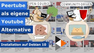 Installation einer Peertube Instanz auf Debian 10 [upl. by Yesllek]