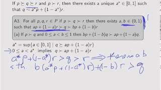 Proof of von Neumann Morgenstern Theorem Part 3 [upl. by Marlen]