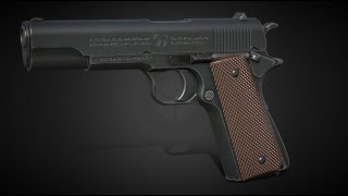 1911 Pistol в 3D от Firewarden [upl. by Adekam]