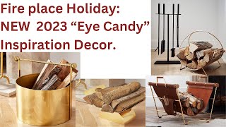 Fireplace Holiday NEW 2023 “Eye Candy” Inspiration Decor [upl. by Aker]